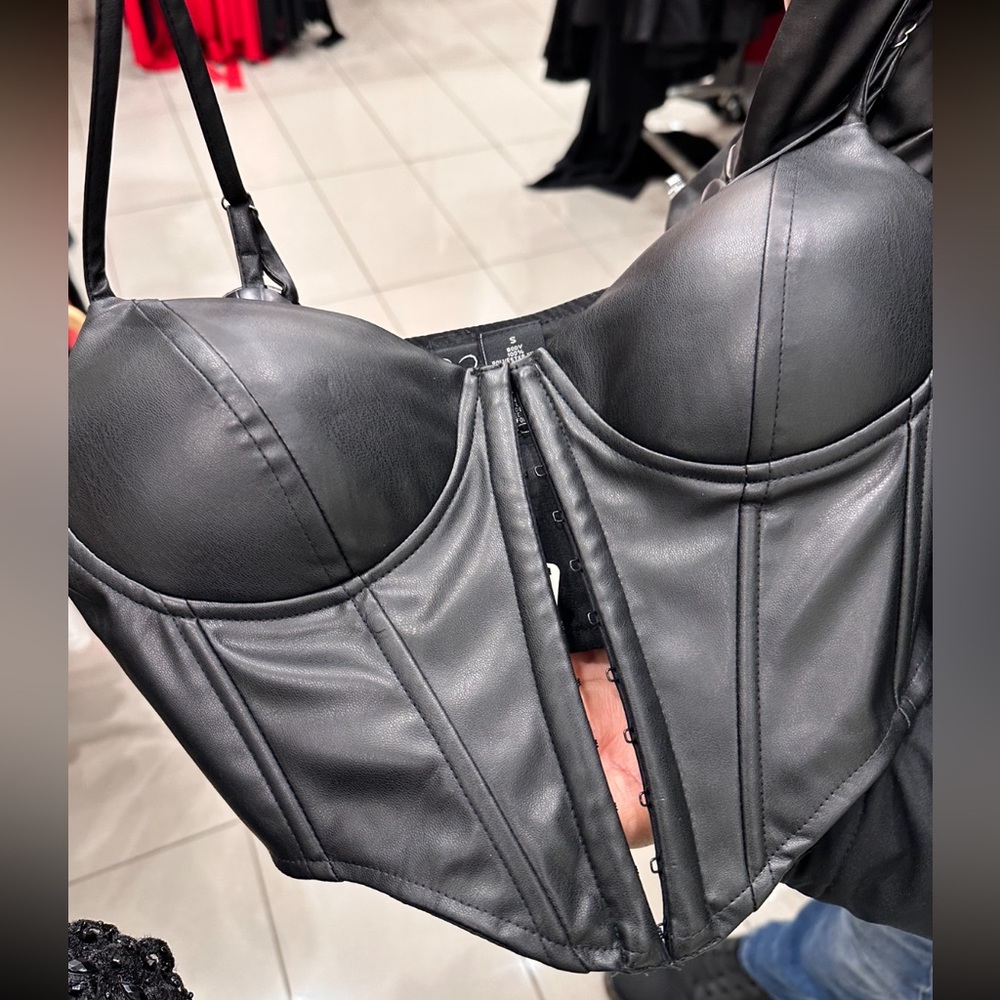 Leather top